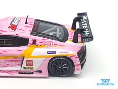 Xe Mô Hình Audi R8 LMS Production Model Custom Type-08 X Works R8 1:64 Pop Race ( Hồng )