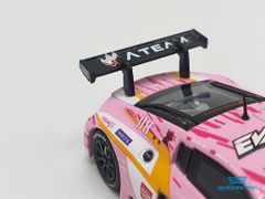 Xe Mô Hình Audi R8 LMS Production Model Custom Type-08 X Works R8 1:64 Pop Race ( Hồng )