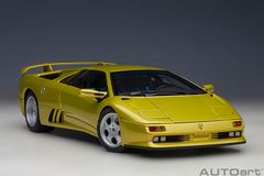 Xe Mô Hình Lamborghini Diablo SE 30th Anniversary Edition (Giallo Spyder) 1:18 Autoart ( Vàng )