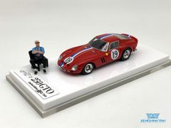 Xe Mô Hình Ferrari 250GTO + Figure 1:64 JEC ( Đỏ )