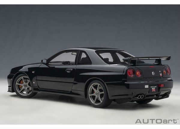 Xe Mô Hình Nissan Skyline GT-R ( R34 ) V-SPEC II 1:18 AUTOart (Đen)