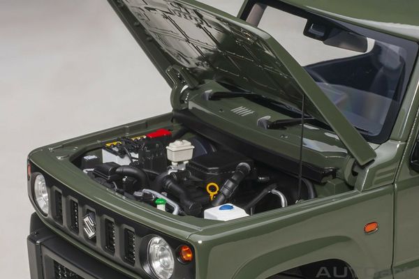 Xe Mô Hình Suzuki Jimny JB64 1:18 Autoart ( Xanh Rêu )