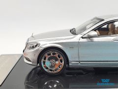 Xe Mô Hình Mercedes - Maybach S600 Pullman 1:64 Stance Hunters (Bạc)