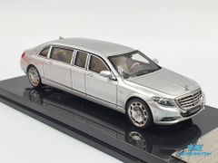 Xe Mô Hình Mercedes - Maybach S600 Pullman 1:64 Stance Hunters (Bạc)