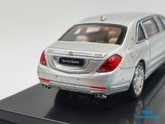 Xe Mô Hình Mercedes - Maybach S600 Pullman 1:64 Stance Hunters (Bạc)