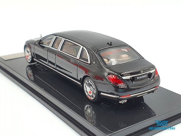 Xe Mô Hình Mercedes - Maybach S600 Pullman 1:64 Stance Hunters (Đen)