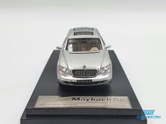 Xe Mô Hình Mercedes-Benz Maybach 62 1:64 Stance Hunters ( Bạc )