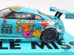 Xe Mô Hình Nissan GT-R Nismo GT3 Legion of Racers 2020 Champion Mr.Men Little Miss 1:64 Tarmac Works( Xanh Min Hoạt Hình )