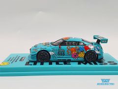 Xe Mô Hình Nissan GT-R Nismo GT3 Legion of Racers 2020 Champion Mr.Men Little Miss 1:64 Tarmac Works( Xanh Min Hoạt Hình )