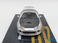 Xe Mô Hình Toyota SUPRA 1:64 Tarmac Works (Xám)