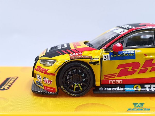 Xe Mô Hình Audi RS3 LMS WTCR Race of slovakia 2020 Winner Tom Coronel 1:64 Tarmac Works( Vàng )