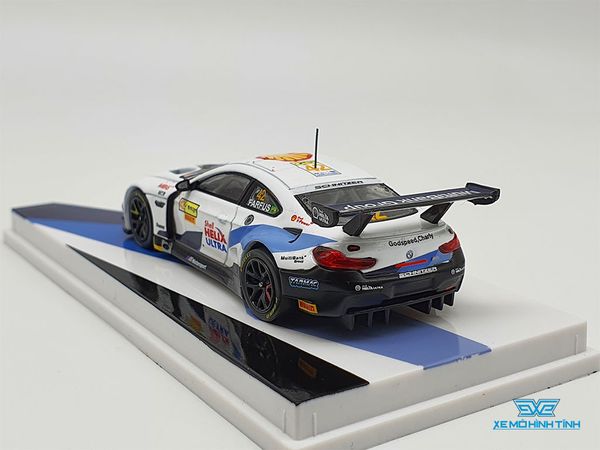 Xe Mô Hình BMW M6 GT3 FIA World Cup 2019 Macau Augusto Farfus 1:64 TarmacWorks ( Trắng )