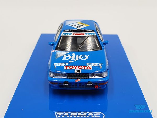 Xe Mô Hình Toyota Corolla Levin AE92 SPA 24 Hours 1989 1:64 Tarmac Works ( Xanh )