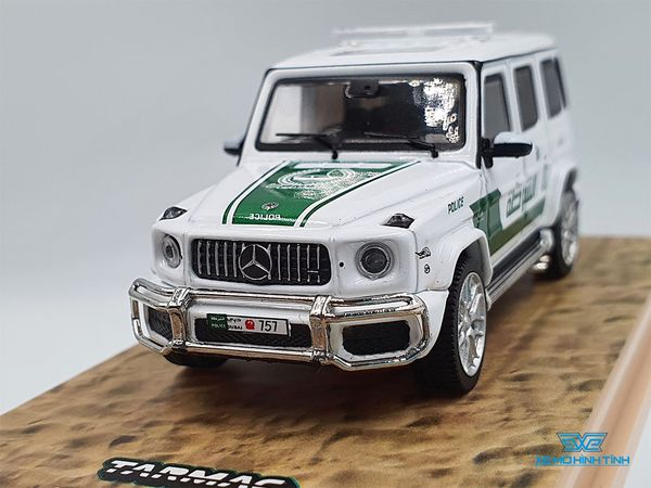 Xe Mô Hình Mercedes-AMG G63 1:64 Tarmac ( Dubai Police )