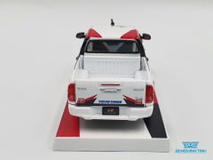 Xe Mô Hình Toyota Hilux 1:64 Tarmac Works ( Trắng Đỏ Đen )