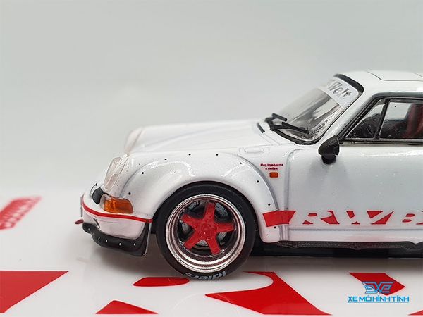 Xe Mô Hình Porsche RWB Backdate 1:64 Tarmac Works ( Trắng )