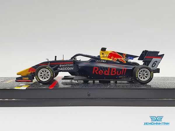 Xe Mô Hình Dallara Formula 3 1:64 Tarmac Works ( Xanh RedBull )