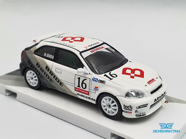 Xe Mô Hình Honda Civic Type R EK9 1:64 Tarmac Works ( Trắng )