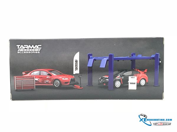 Phụ kiện Garage Tools Set 1:64 Tarmac Works ( Xanh Dương )