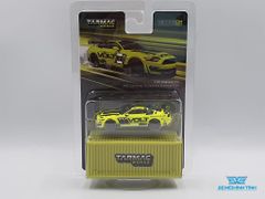 Xe Mô Hình Ford Mustang GT4 IMSA Continental Tire SportCar Challenge 2018 1:64 Tarmac Works ( Xanh Chuối Dạ )