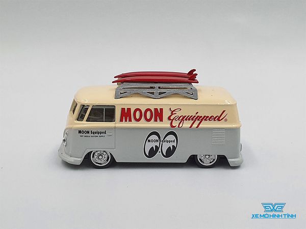 Xe Mô Hình Volkswagen Type II (T1) Panel Van Mooneyes 1:64 Schuco x Tarmac ( Kem )