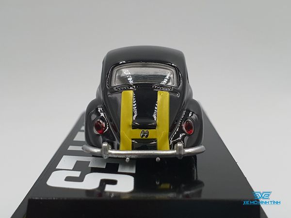 Xe Mô Hình Volkswagen Beetle MOONEYES 1:64 Tarmac x Schuco ( Đen )