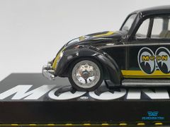 Xe Mô Hình Volkswagen Beetle MOONEYES 1:64 Tarmac x Schuco ( Đen )