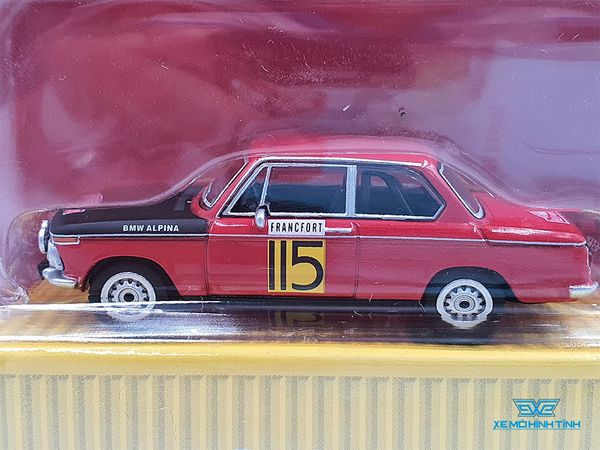 Xe Mô Hình BMW 2002 Rally Monte Carlo 1969 1:64 Schuco ( Đỏ )