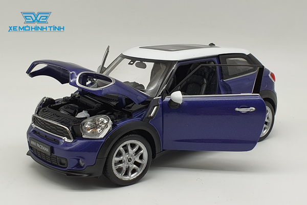 XE MÔ HÌNH MINI COOPER S PACEMAN 1:24 WELLY (XANH)