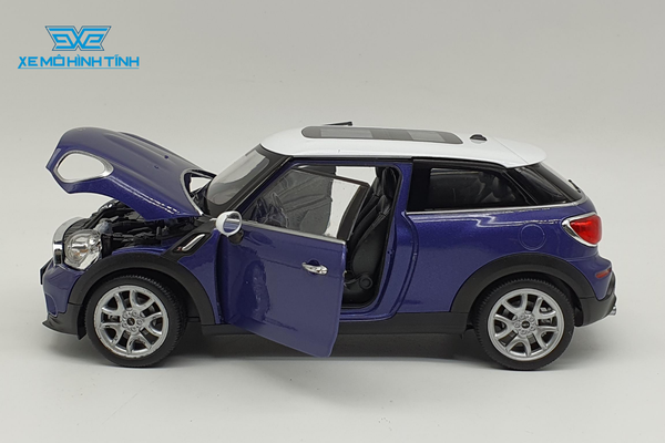 XE MÔ HÌNH MINI COOPER S PACEMAN 1:24 WELLY (XANH)