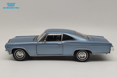 XE MÔ HÌNH CHEVROLET IMPALA SS 396 1965 1:24 WELLY (XANH)