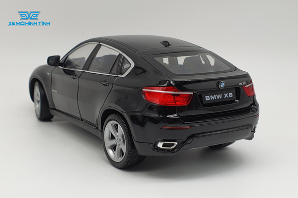 XE MÔ HÌNH BMW X6 1:24 WELLY (ĐEN)