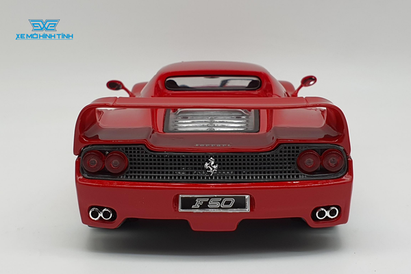 XE MÔ HÌNH FERRARI F50 1:18 BBURAGO (ĐỎ)