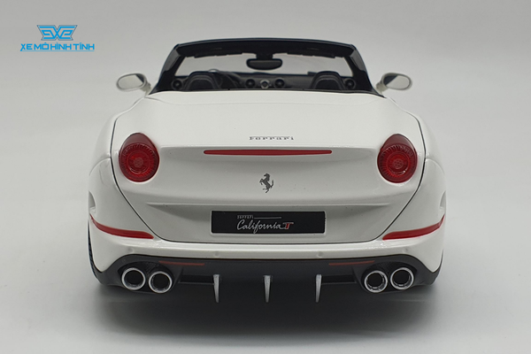 XE MÔ HÌNH FERRARI CALIFORNIA T SPIDER 1:18 BBURAGO (TRẮNG)