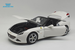 XE MÔ HÌNH FERRARI CALIFORNIA T SPIDER 1:18 BBURAGO (TRẮNG)