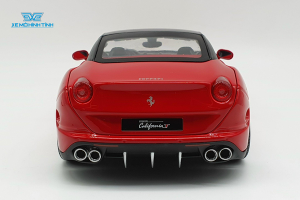 XE MÔ HÌNH FERRARI CALIFORNIA T 1:18 CLOSE TOP BBURAGO (ĐỎ)