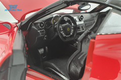 XE MÔ HÌNH FERRARI CALIFORNIA T 1:18 CLOSE TOP BBURAGO (ĐỎ)