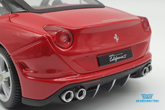 XE MÔ HÌNH FERRARI CALIFORNIA T 1:18 CLOSE TOP BBURAGO (ĐỎ)