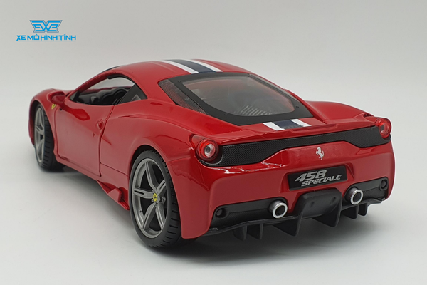 XE MÔ HÌNH FERRARI 458 SPECIAL 1:18 BBURAGO (ĐỎ)