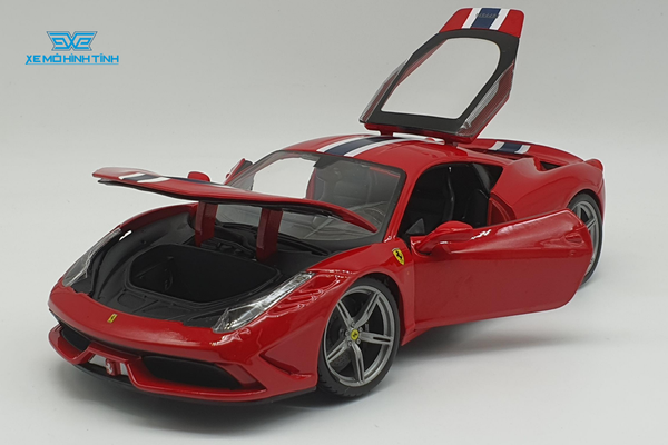 XE MÔ HÌNH FERRARI 458 SPECIAL 1:18 BBURAGO (ĐỎ)