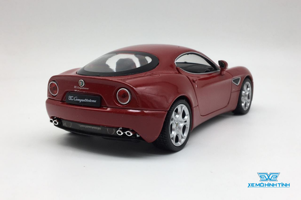 XE MÔ HÌNH ALFA ROMEO 8C COMPETIZIONE 1:24 WELLY (ĐỎ)