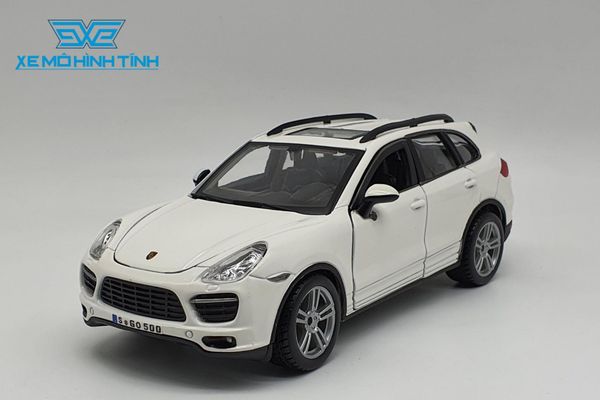 XE MÔ HÌNH PORSCHE TURBO 1:24 BBURAGO (TRẮNG)