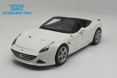 XE MÔ HÌNH FERRARI CALIFORNIA T SPIDER 1:18 BBURAGO (TRẮNG)