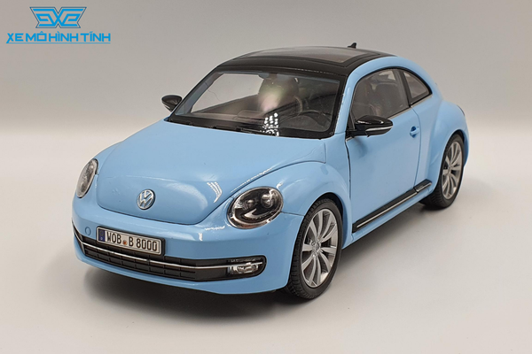 Xe Mô Hình Volkswagen Beetle 2013 1:24 Welly (Xanh)