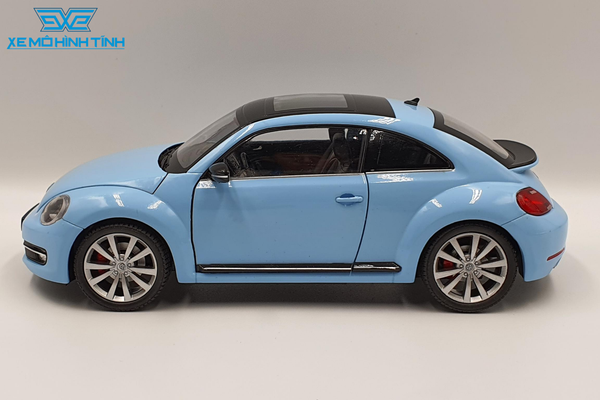 Xe Mô Hình Volkswagen Beetle 2013 1:24 Welly (Xanh)