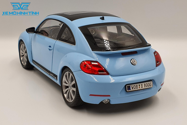 Xe Mô Hình Volkswagen Beetle 2013 1:24 Welly (Xanh)