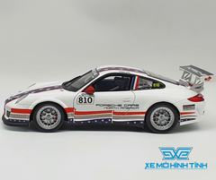 XE MÔ HÌNH PORSCHE 911 GT3 CUP 1:18 WELLY ( TRẮNG )