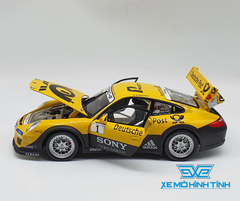 XE MÔ HÌNH PORSCHE 911 GT3 CUP 1:18 WELLY ( VÀNG )