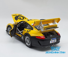 XE MÔ HÌNH PORSCHE 911 GT3 CUP 1:18 WELLY ( VÀNG )