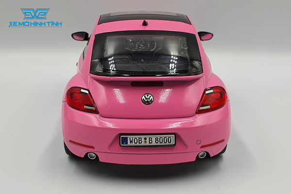 XE MÔ HÌNH VOLKSWAGEN BEETLE 2013 1:24 WELLY (HỒNG)